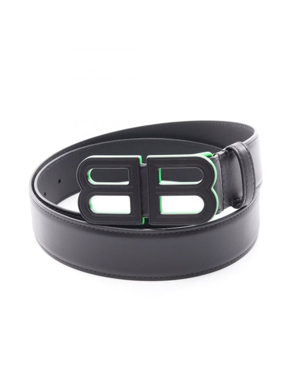 Balenciaga Belt BB Logo Buckle Leather